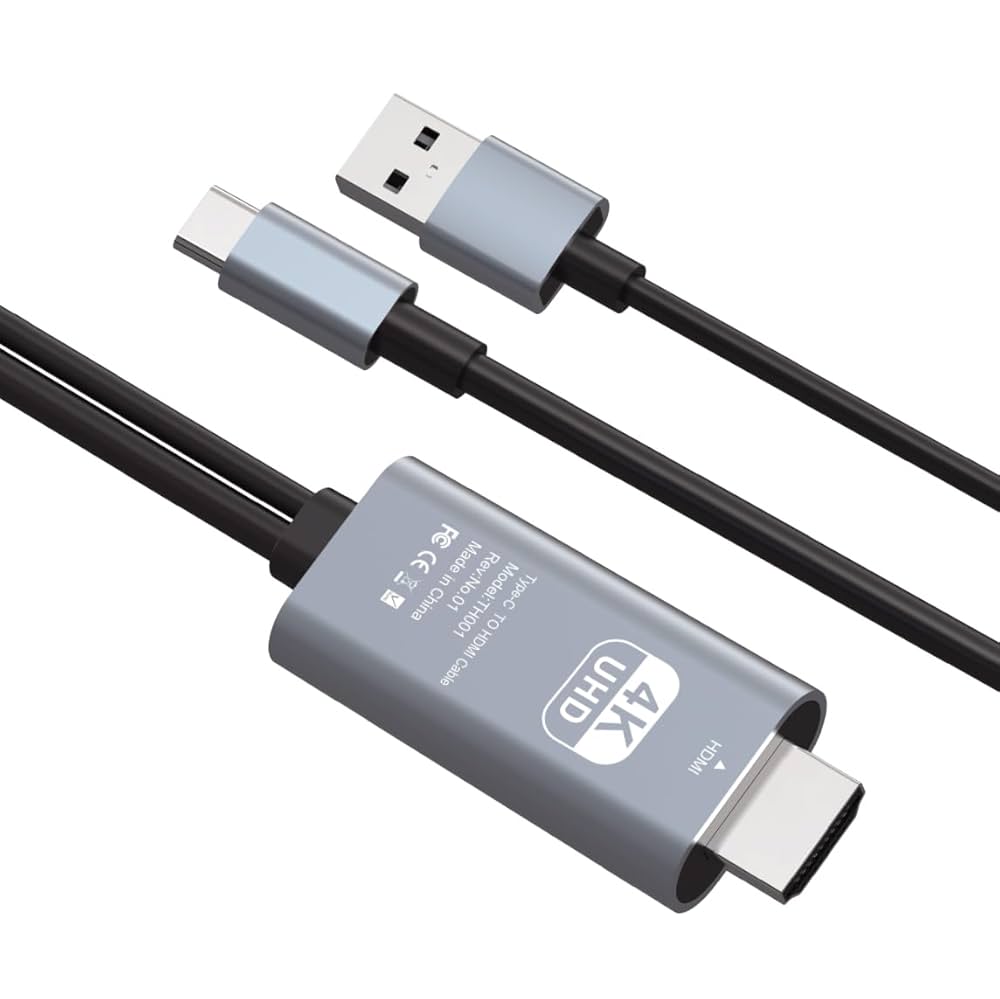 C*t様 iPad air(第3世代)+ペンシル+HDMI出力ケーブル Amazon | 【充電しながら投影】USB C HDMIケーブル 4K@30Hz hdmi